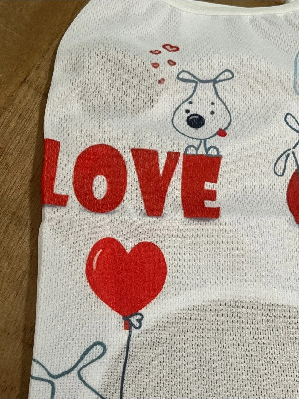 ♥️ NWT Small Dog Valentine Love Shirt Size Large ❤️